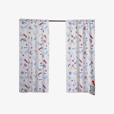 The Range Icons Curtains (Pack of 2)WhiteRedBlue(72in x 65in) - White/Red/Blue