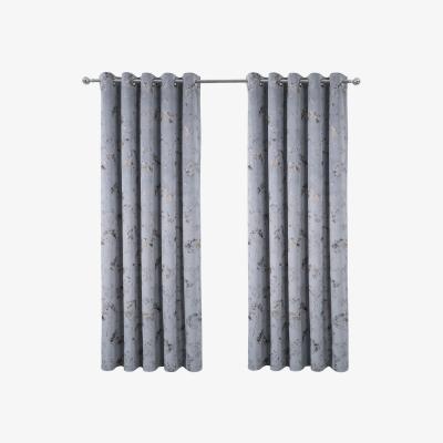 The Range Lucia Thermal Interlined Eyelet Curtains - Grey / 183cm / 114cm