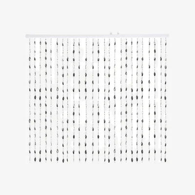 The Range Silver Metallic Door Curtain