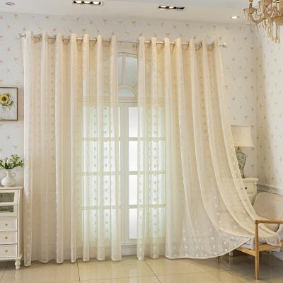 The Range MQ Jacquard Embossed Sheer Curtain - Milk / 245cm