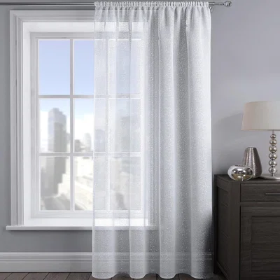 The Range Shimmering Voile Panel - White / 48cm