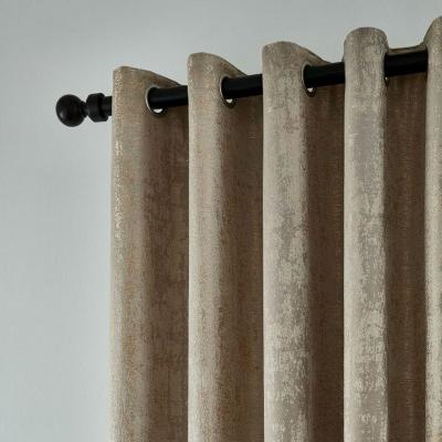 The Rug Seller Roma Lined Eyelet Curtains in Truffle Brown by Helena Springfield&nbsp;168cmx183cm