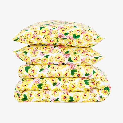 Amara Lucas Du Tertre - Brazilian Flowers Duvet Set - Single