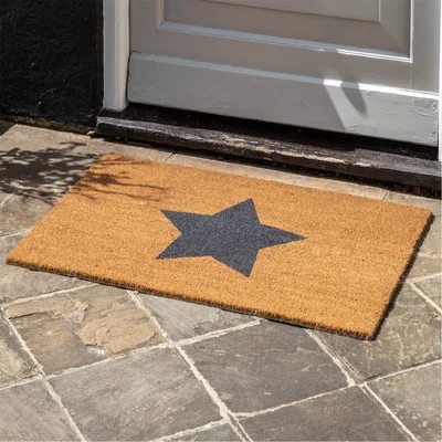 Amara Jumbo Star Coir Doormat