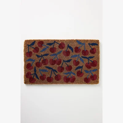 Anthropologie Cherries Doormat