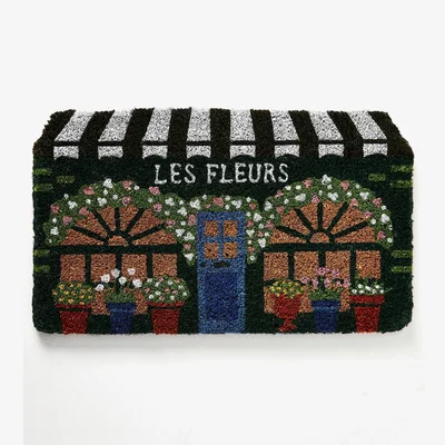 Anthropologie Flower Shop Doormat