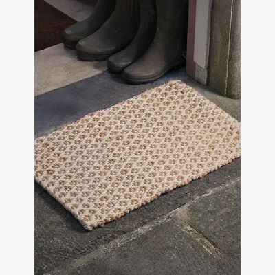 Cox and Cox Geometric Jute Doormat