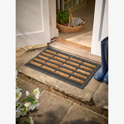 Cox and Cox Coir & Rubber Doormat