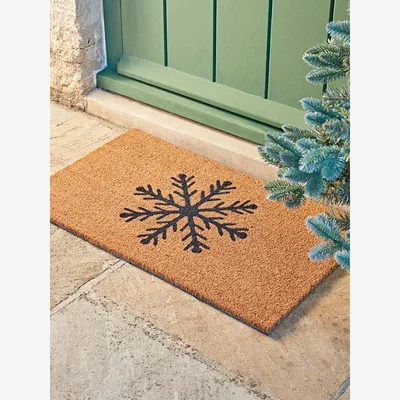 Cox and Cox Snowflake Doormat