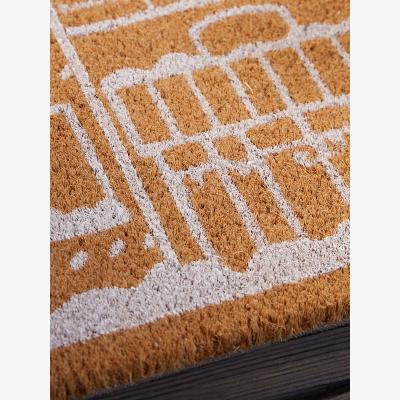 Cox and Cox Festive Gingerbread Townhouse Doormat