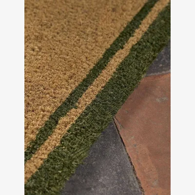 Cox and Cox Have a Jolly Christmas Doormat - Double - Green