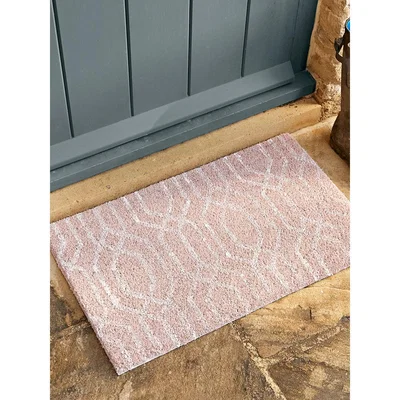Cox and Cox Blush Geometric Doormat
