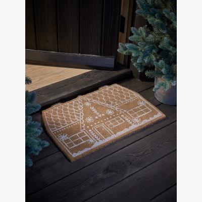 Cox and Cox Festive Gingerbread House Doormat