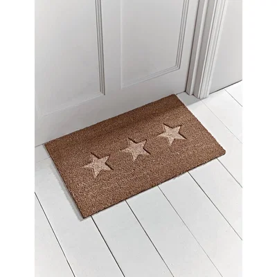 Cox and Cox Embossed Stars Doormat