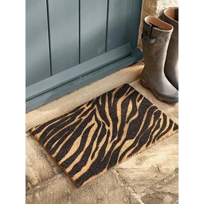 Cox and Cox Wild Zebra Doormat