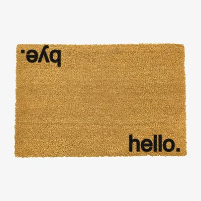 Cuckooland Artsy Doormats Hello Bye Door Mat