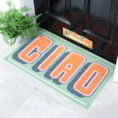 Dunelm Artsy Mats Ciao Indoor Outdoor Doormat
