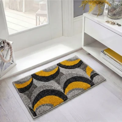 Dunelm Mirage Demi Abstract Curve Doormat