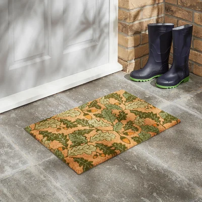 Dunelm Acorn Coir Doormat MultiColoured
