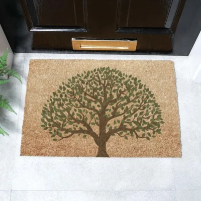 Dunelm Artsy Mats Tree of Life Coir Doormat
