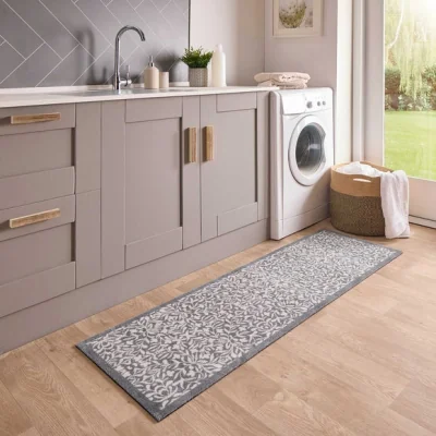 Dunelm Marvel Printed Arts and Crafts Floral Washable Mat