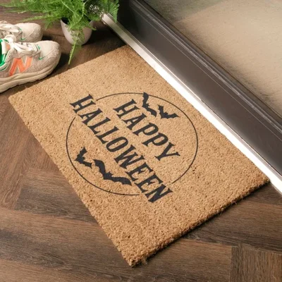 Dunelm Artsy Mats Happy Halloween Coir Doormat