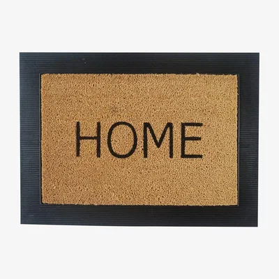 Dunelm Home Border Doormat Natural