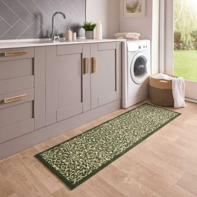 Dunelm Marvel Printed Arts and Crafts Floral Washable Mat