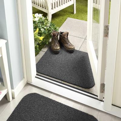 Dunelm Marvel Outdoor Washable Doormat Charcoal