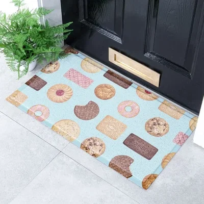 Dunelm Artsy Mats Biscuit Mix Indoor Outdoor Doormat