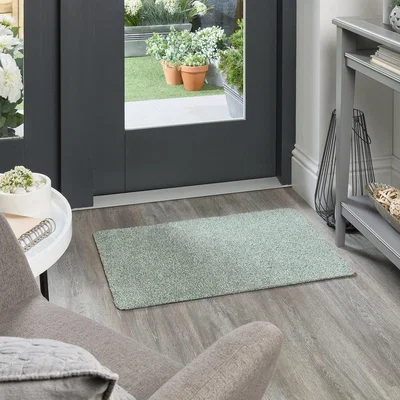 Dunelm Marvel Washable Indoor Doormat Sage