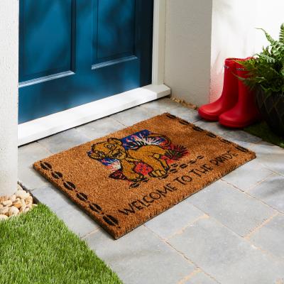 Dunelm Disney Lion King Coir Doormat MultiColoured