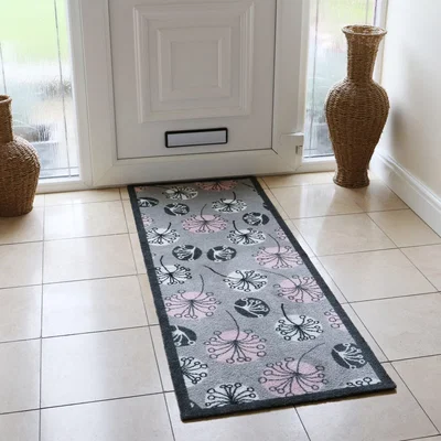 Dunelm JVL Mega Latex Dandelion Seeds Runner Pink