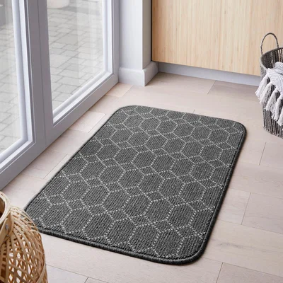 Dunelm PractiMat Orion Washable Doormat Charcoal