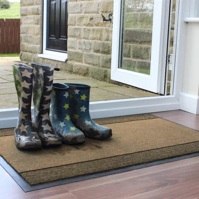 Dunelm JVL Miracle Doormat Beige