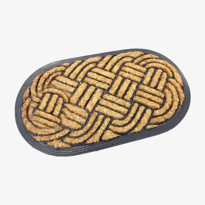 Dunelm Rope Doormat Brown