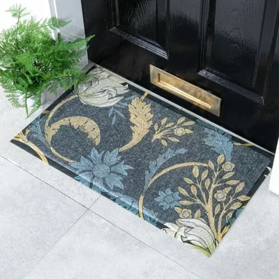 Dunelm Artsy Mats William Morris Pattern Indoor Outdoor Doormat