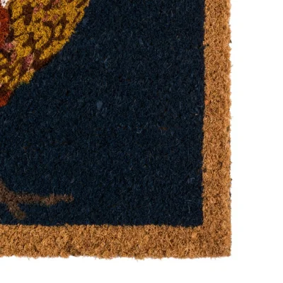 Dunelm Cedar and Sage Royal Pheasant Welcome Coir Doormat