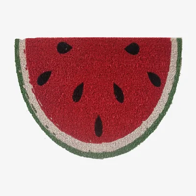 Dunelm Watermelon Doormat Red
