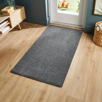 Dunelm Marvel Doormat Silver