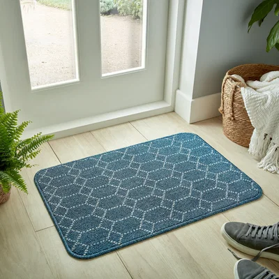 Dunelm Orion Washable Doormat Orion Navy