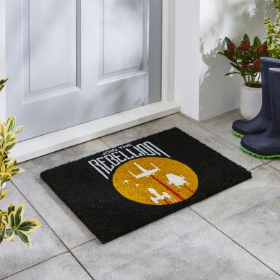Dunelm Star Wars Rebellion Coir Doormat Multi Coloured