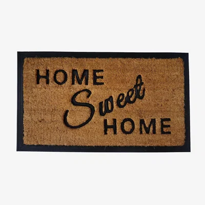 Dunelm Natural Home Sweet Home Coir Doormat Natural