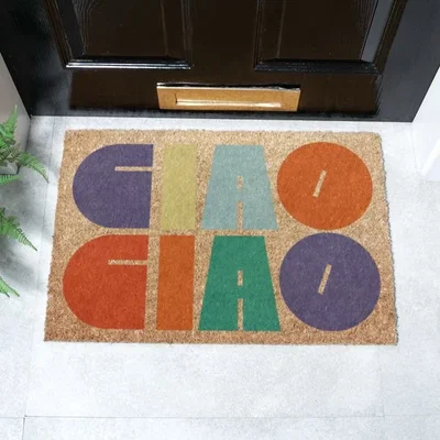 Dunelm Artsy Mats Elizabeth Olwen Ciao Ciao Coir Doormat
