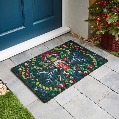 Dunelm Nutcracker Coir Doormat MultiColoured