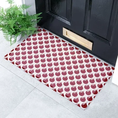 Dunelm Artsy Mats Bauble Pattern Indoor Outdoor Doormat