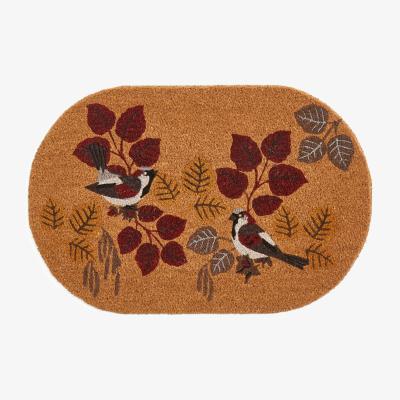 Dunelm Sparrow Coir Outdoor Doormat MultiColoured