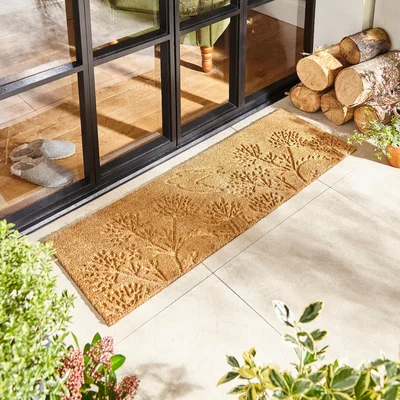 Dunelm House Martin Coir Outdoor Patio Doormat Natural