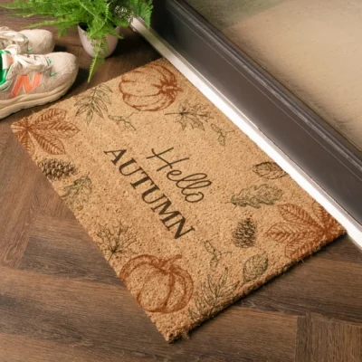 Dunelm Artsy Mats Hello Autumn Coir Doormat