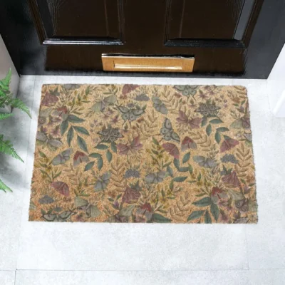 Dunelm Artsy Mats x Celia Battaini Midnight Garden Coir Doormat